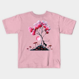 Pink Blossom Tree Kids T-Shirt